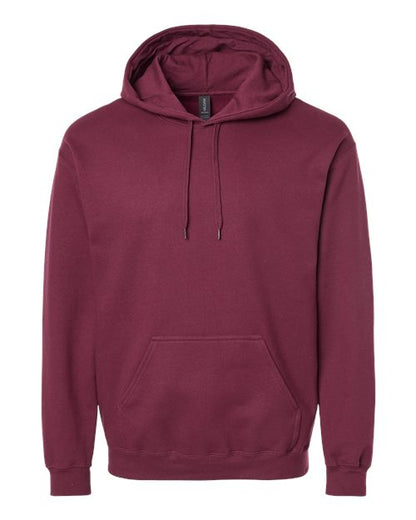 Unisex Softstyle® Midweight Hooded Sweatshirt - Maroon Front