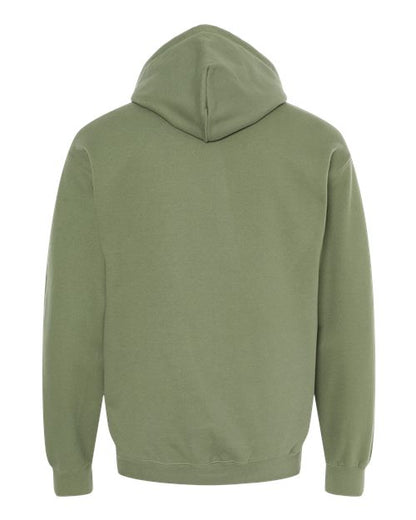 Unisex Softstyle® Midweight Hooded Sweatshirt - Military Green Back