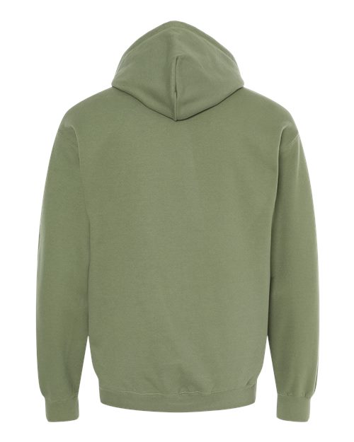 Unisex Softstyle® Midweight Hooded Sweatshirt - Military Green Back