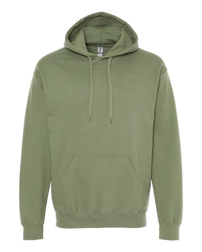 Unisex Softstyle® Midweight Hooded Sweatshirt - Military Green Front