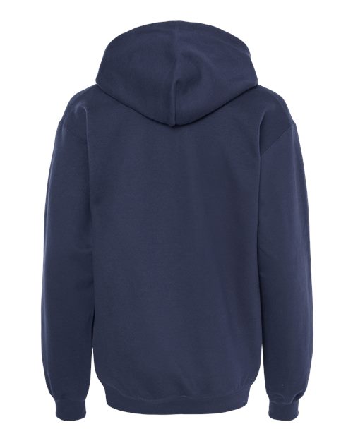 Unisex Softstyle® Midweight Hooded Sweatshirt - Navy Back