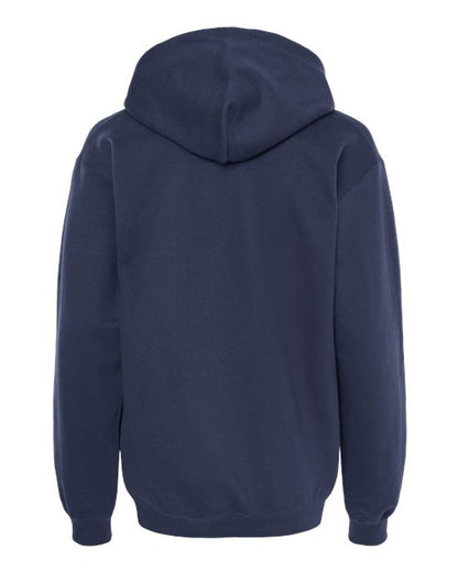 Unisex Softstyle® Midweight Hooded Sweatshirt - Navy Back