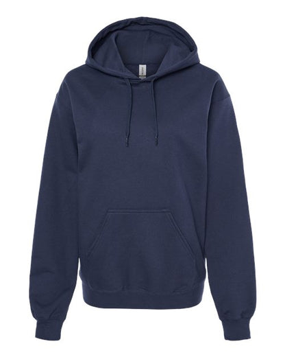 Unisex Softstyle® Midweight Hooded Sweatshirt - Navy Front