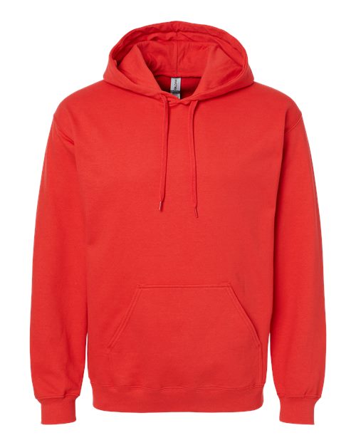 Unisex Softstyle® Midweight Hooded Sweatshirt - Red Front
