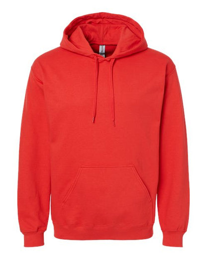 Unisex Softstyle® Midweight Hooded Sweatshirt - Red Front