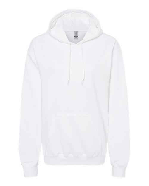 Unisex Softstyle® Midweight Hooded Sweatshirt - White Front