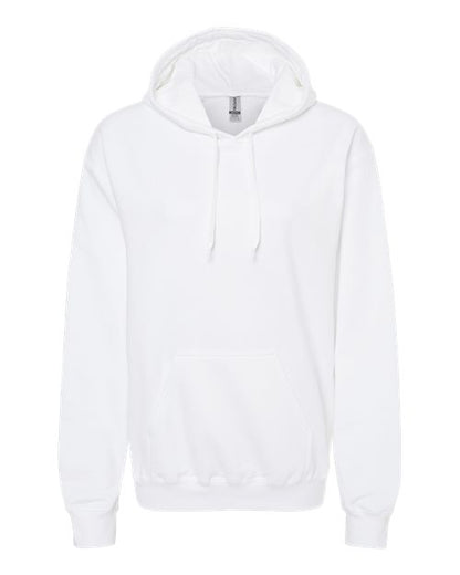 Unisex Softstyle® Midweight Hooded Sweatshirt - White Front