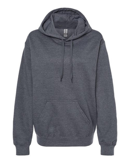 Unisex Softstyle® Midweight Hooded Sweatshirt - Dark Heather Front