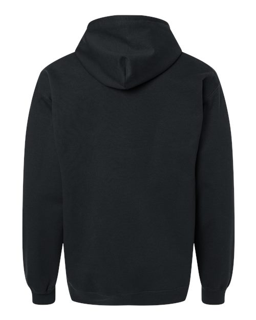 Unisex Softstyle® Midweight Full-Zip Hooded Sweatshirt - Black Back