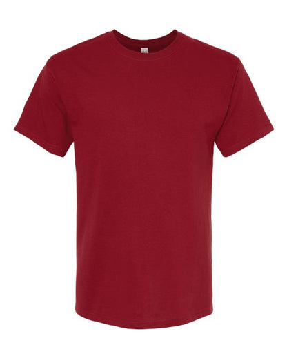 M&O Men's Gold Soft Touch T-Shirt - Cardinal Red Front
