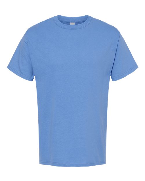 M&O Men's Gold Soft Touch T-Shirt - Carolina Blue Front