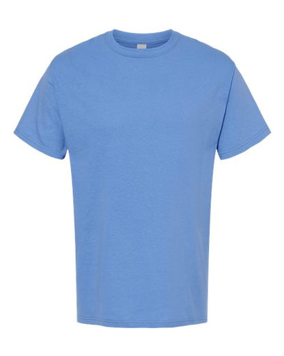 M&O Men's Gold Soft Touch T-Shirt - Carolina Blue Front