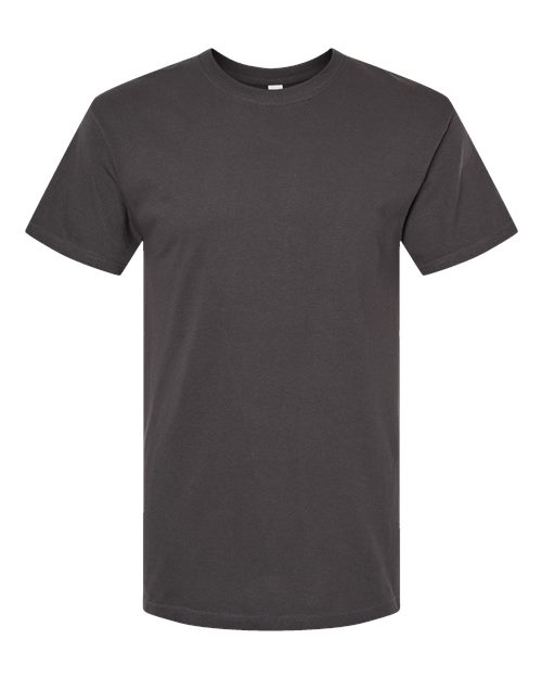 M&O Men's Gold Soft Touch T-Shirt - Charcoal Front
