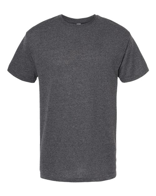 M&O Men's Gold Soft Touch T-Shirt - Dark Heather Front