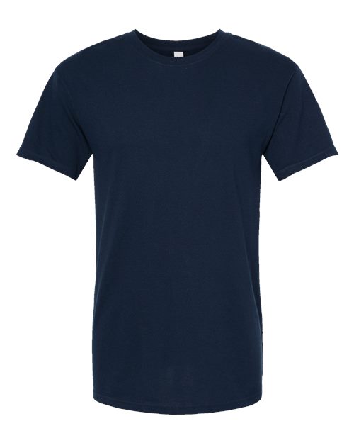 M&O Men's Gold Soft Touch T-Shirt - Deep Navy Front