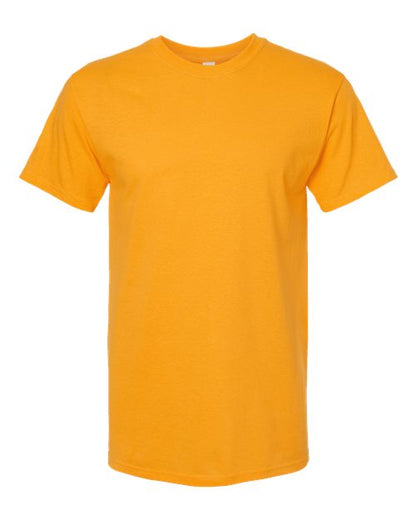 M&O Men's Gold Soft Touch T-Shirt - Gold Front