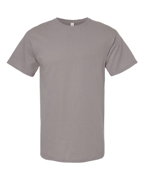 M&O Men's Gold Soft Touch T-Shirt - Gravel Front