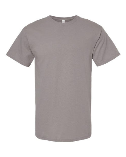 M&O Men's Gold Soft Touch T-Shirt - Gravel Front