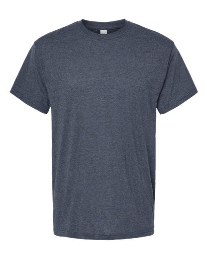 M&O Men's Gold Soft Touch T-Shirt - Heather Navy Front