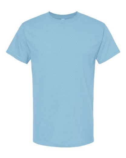 M&O Men's Gold Soft Touch T-Shirt - Light Blue Front