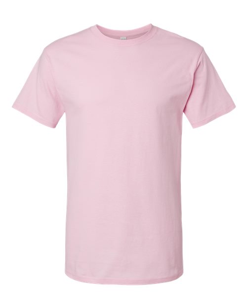 M&O Men's Gold Soft Touch T-Shirt - Light Pink Front
