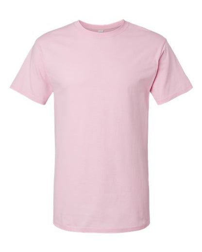 M&O Men's Gold Soft Touch T-Shirt - Light Pink Front