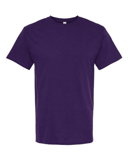 M&O Men's Gold Soft Touch T-Shirt - Purple Front