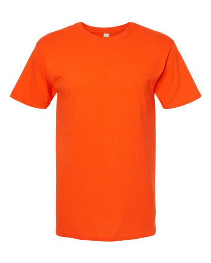 M&O Men's Gold Soft Touch T-Shirt - Orange Front