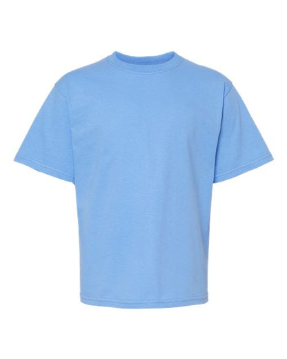 M&O Youth Gold Soft Touch T-Shirt - Carolina Blue Front