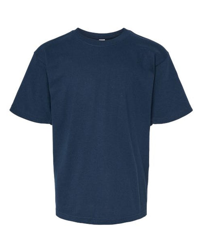 M&O Youth Gold Soft Touch T-Shirt - Deep Navy Front