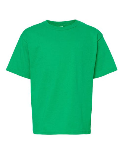 M&O Youth Gold Soft Touch T-Shirt - Irish Green Front