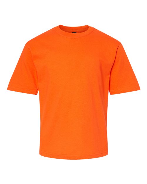 M&O Youth Gold Soft Touch T-Shirt - Orange Front