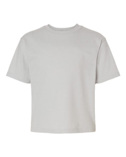 M&O Youth Gold Soft Touch T-Shirt - Platinum Front