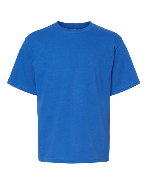 M&O Youth Gold Soft Touch T-Shirt - Royal Front