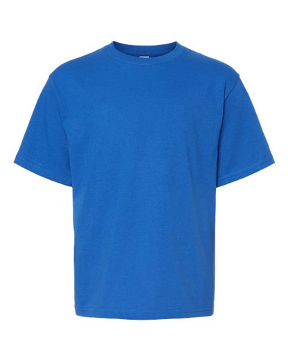 M&O Youth Gold Soft Touch T-Shirt - Royal Front