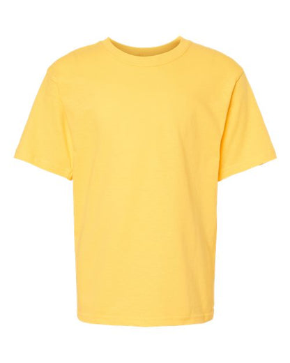 M&O Youth Gold Soft Touch T-Shirt - Yellow Front