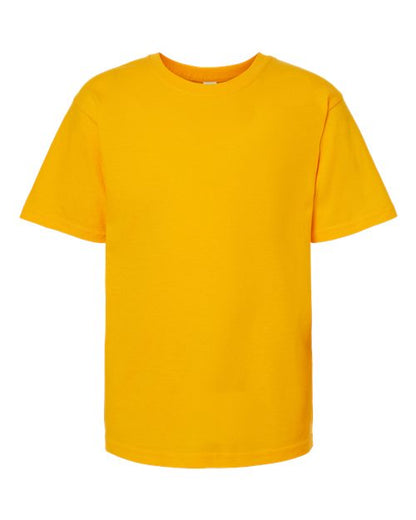 M&O Youth Gold Soft Touch T-Shirt - Gold Front