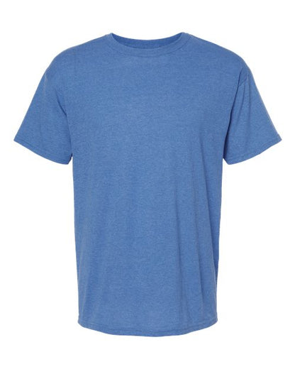 M&O Men's Gold Soft Touch T-Shirt - Heather Royal Front
