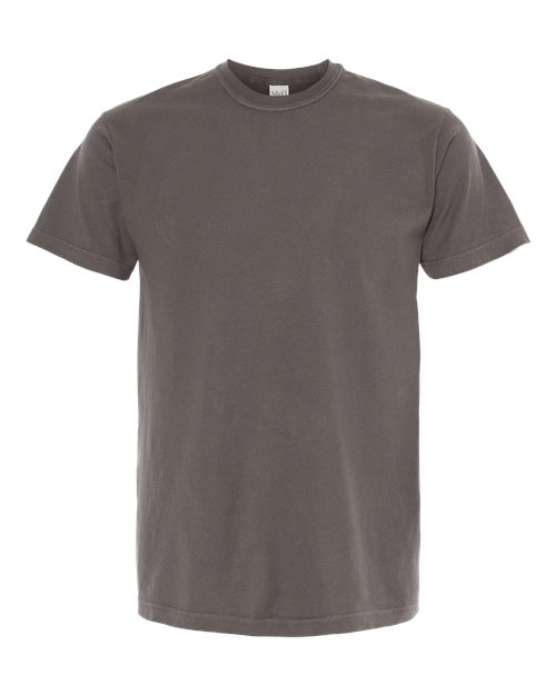 M&O Unisex Vintage Garment-Dyed T-Shirt - Pepper Front