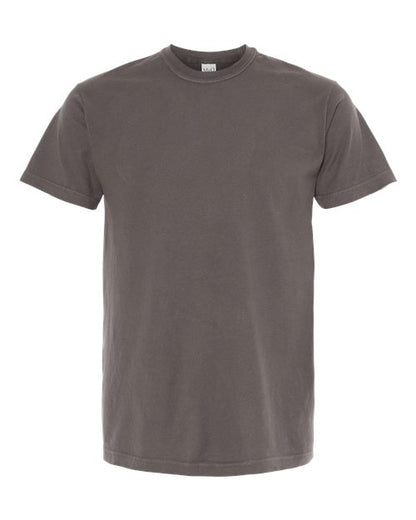 M&O Unisex Vintage Garment-Dyed T-Shirt - Pepper Front