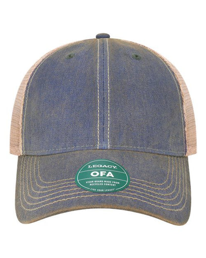 LEGACY Old Favorite Trucker Cap - Royal/ Khaki Front
