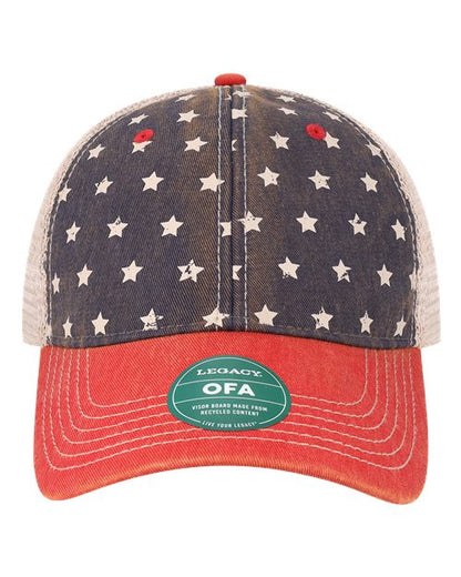 LEGACY Old Favorite Trucker Cap - Merica/ Khaki Front