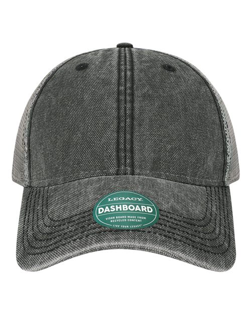LEGACY Dashboard Trucker Cap - Black/ Grey Front
