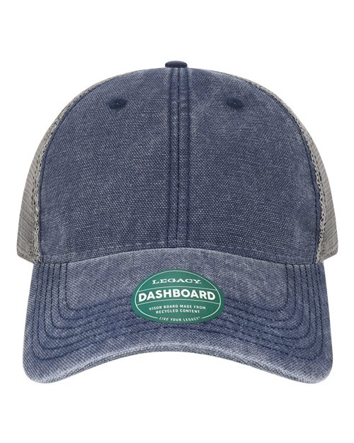 LEGACY Dashboard Trucker Cap - Navy/ Grey Front