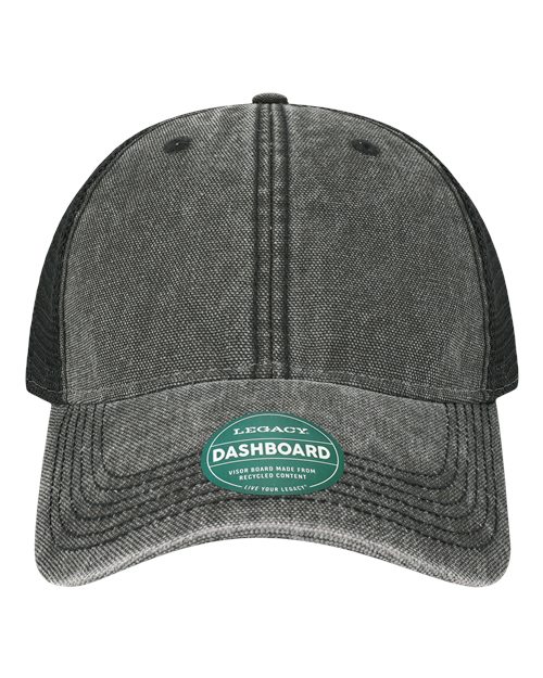 LEGACY Dashboard Trucker Cap - Black Front