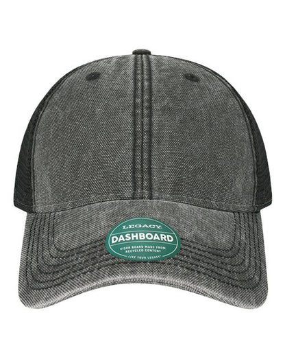 LEGACY Dashboard Trucker Cap - Black Front