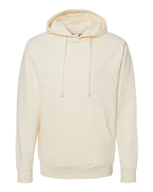 Independent Trading Co. Unisex Midweight Hooded Sweatshirt - Bone Front