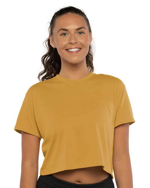 Next Level Women's Ideal Crop Top - Model Front