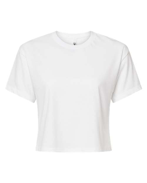 Next Level Women's Ideal Crop Top - White Front