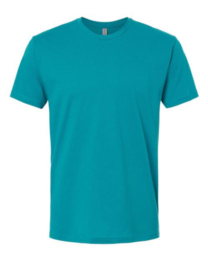 Next Level Unisex Cotton Tee - Teal Front